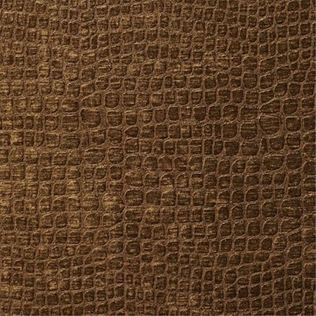 Designer Fabrics Designer Fabrics K0151K 54 in. Wide Brown Textured Alligator Shiny Woven Velvet Upholstery Fabric K0151K